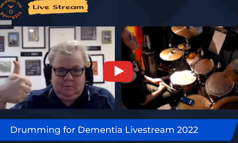 Drumming for Dementia livestream 2022